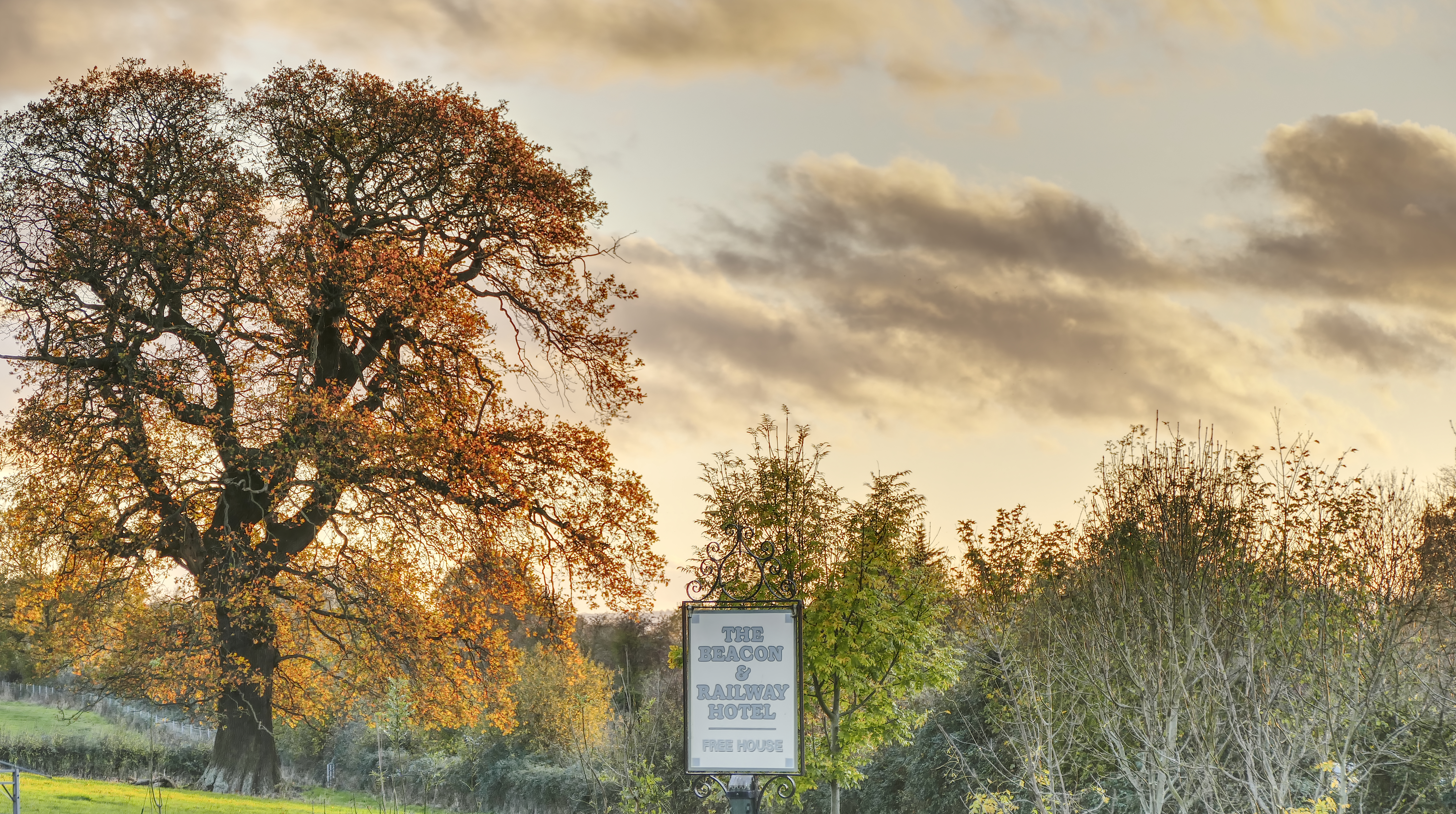 Autumn at the Beacon Pub